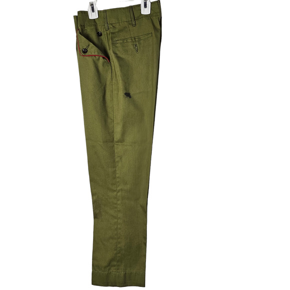 Vintage 1970s Boy Scout green uniform slacks pants - Picture 3 of 7
